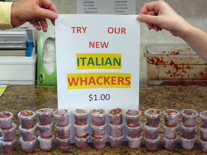 Try our new Italian Whackers for your next party!!